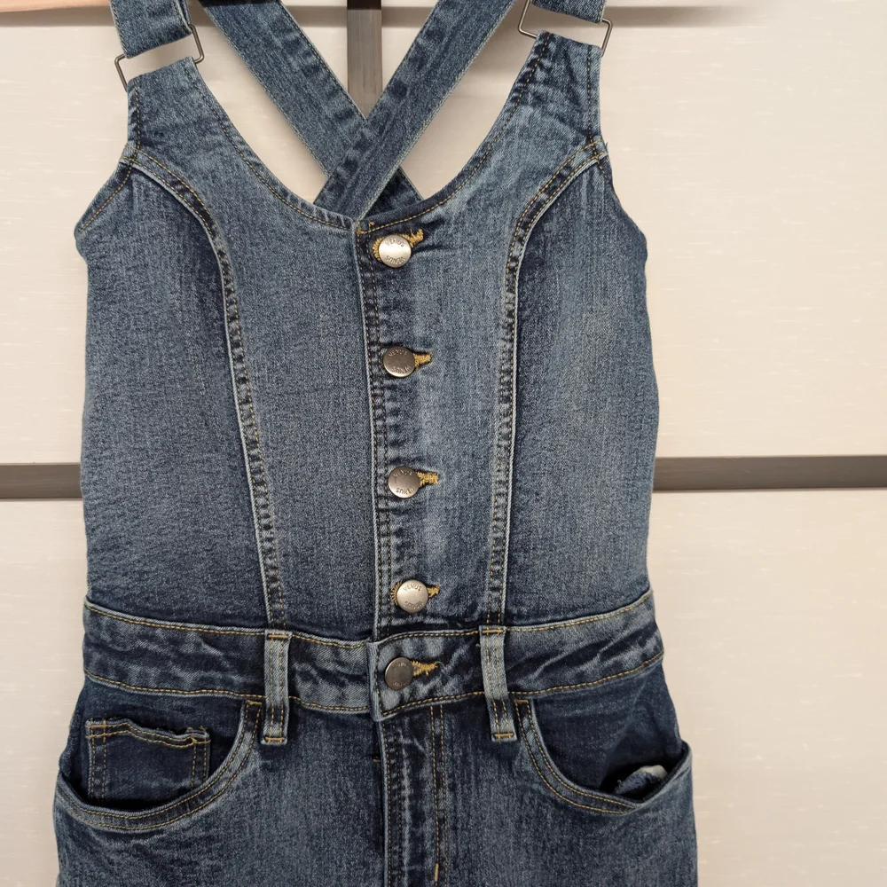 Venus Denim Romper US 4 EUR 36 Casual Jeans Jumpsuit EUC - Picture 5 of 6